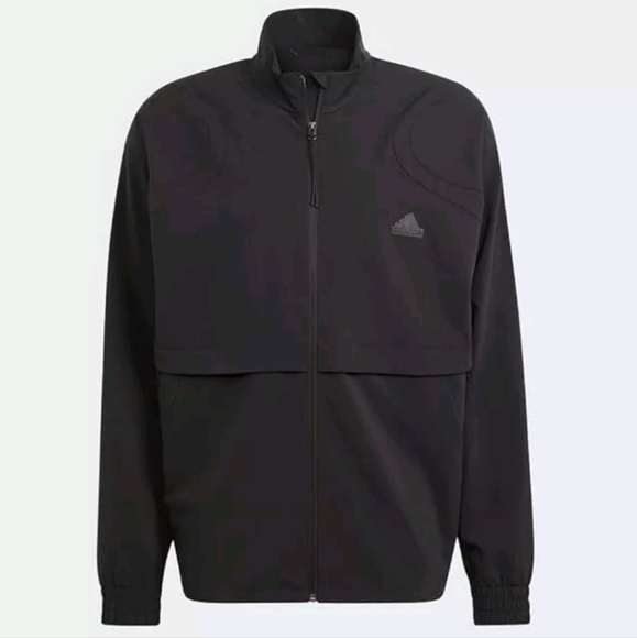 Men's Adidas City Escape Track Jacket NWT Black Size M 2023 Ed.